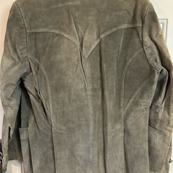 Ranchwear Men's Double Button Suede Blazer - Charcoal Size 44 - Picture 4 of 15